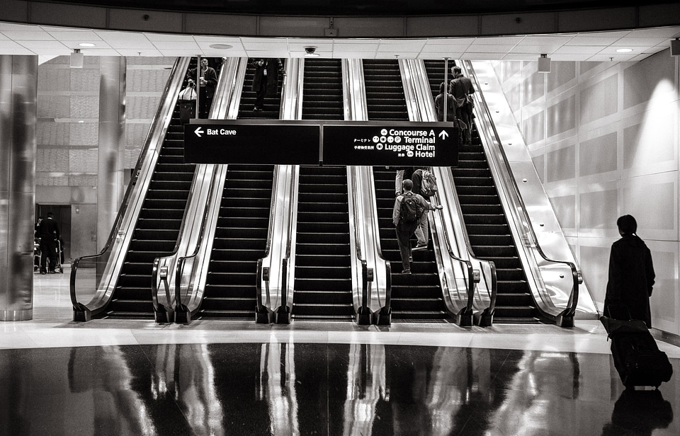 Stairs mall shopping