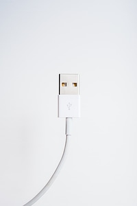 White USB Minimal photo