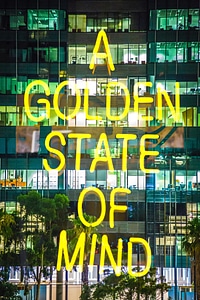 Golden State Of Mind Neon Sign photo