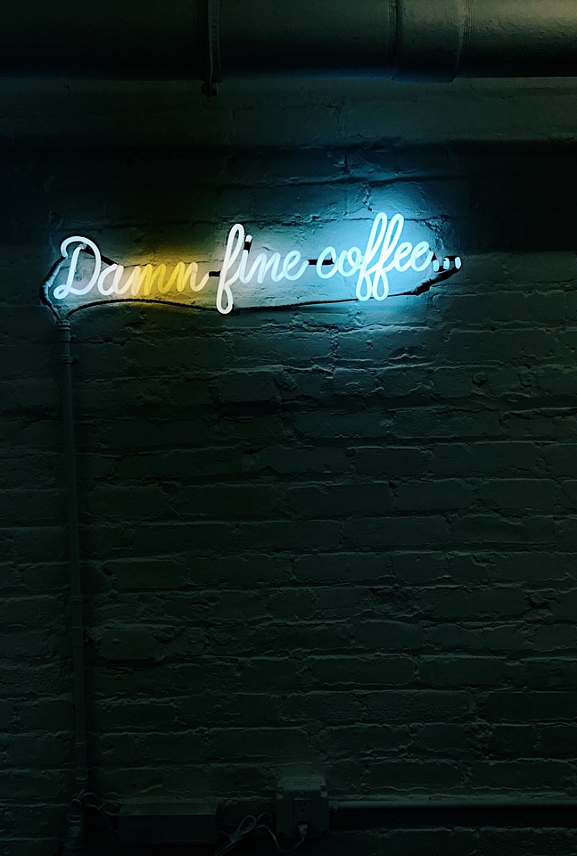 Damn Fine Coffee Neon Sign