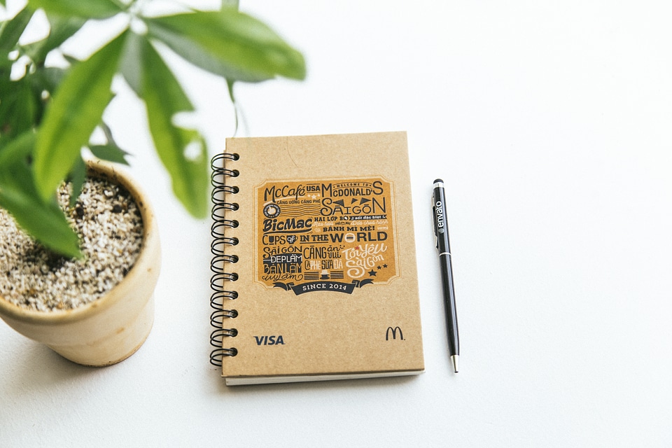Rustic Notepad and Pen