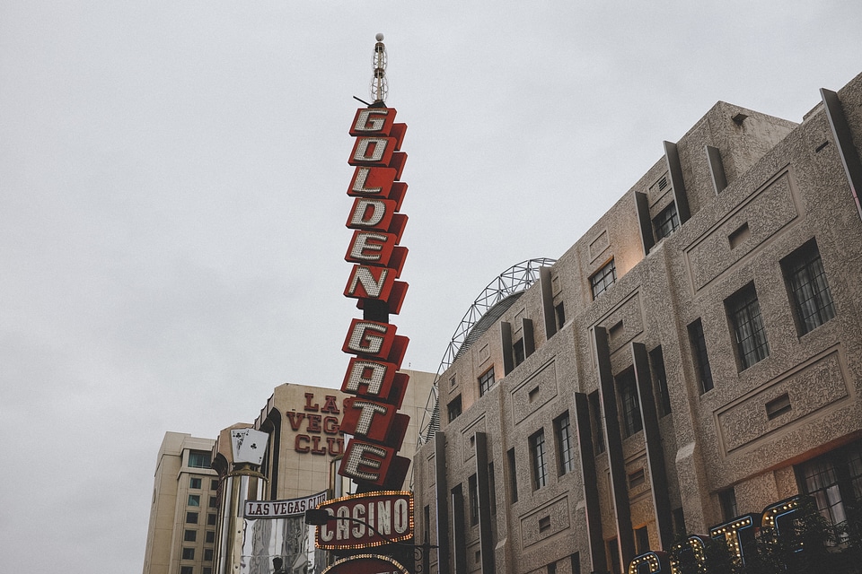 Golden Gate Casino Neon Sign photo