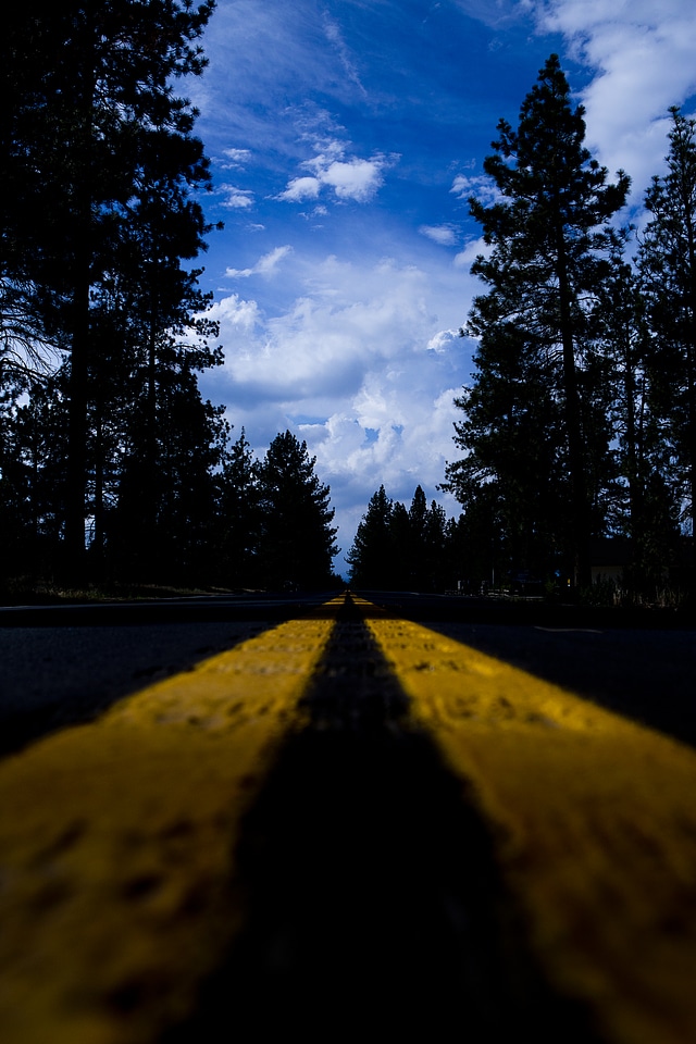 Looking Down The Barrel Of The Road
