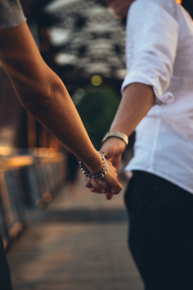 Hand Holding In Love