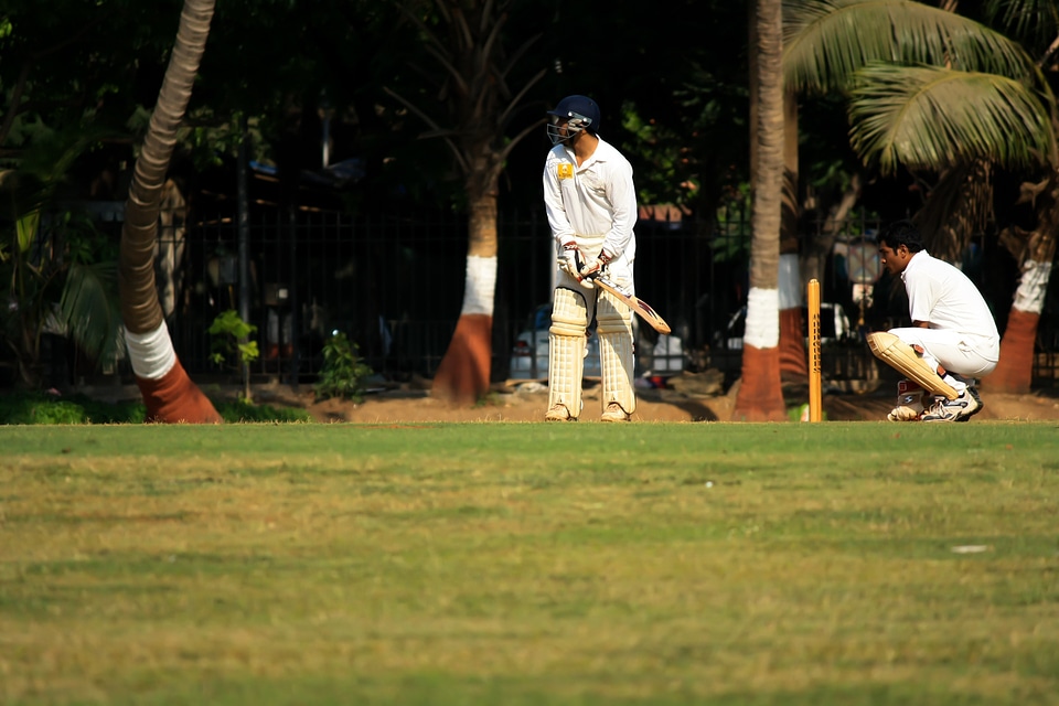 Batting defensive batsman