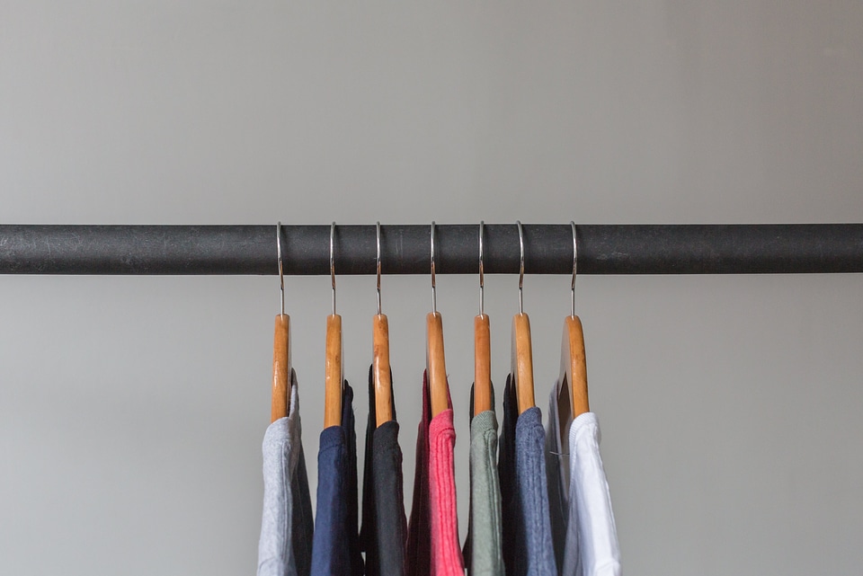 T Shirts Hanging On Rack