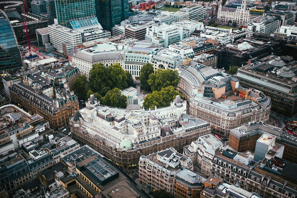 Downtown London England