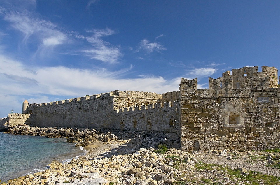 Fortress sea ocean photo