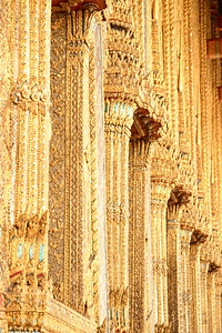 Golden Elegant Columns photo