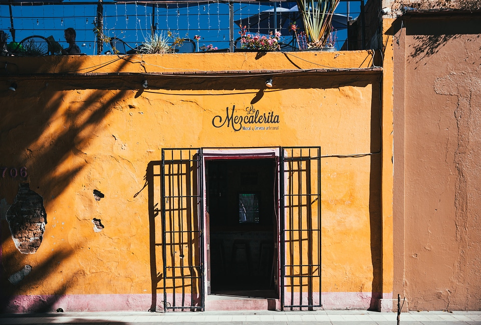 Sunlit Yellow Building