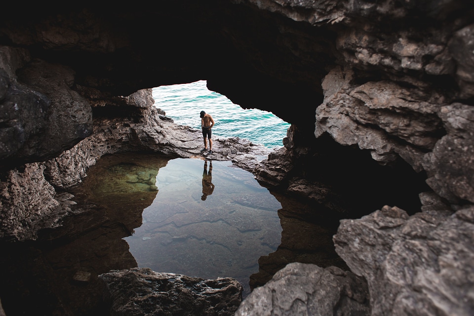 Cave Reflections photo