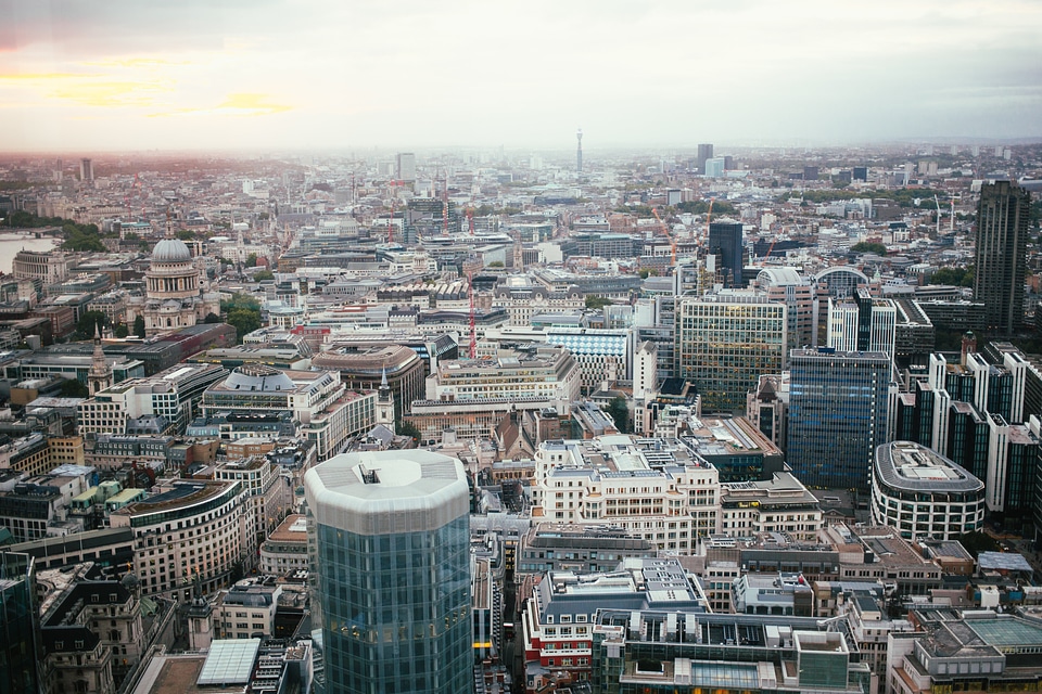 Londons Busy Downtown