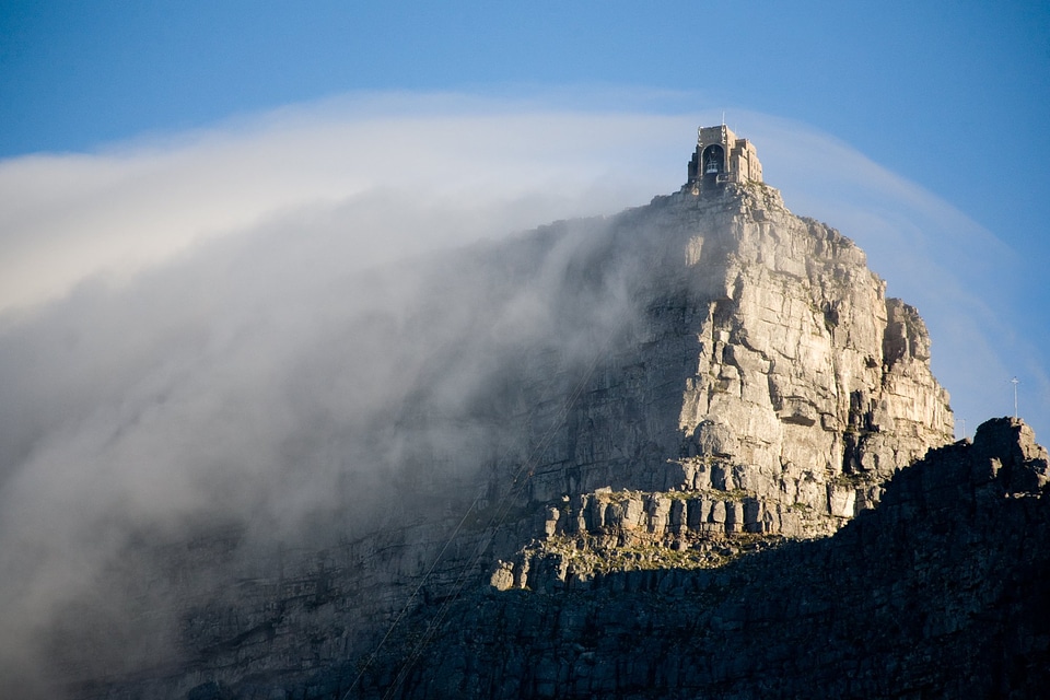 Gondola At Table Mountain South Africa