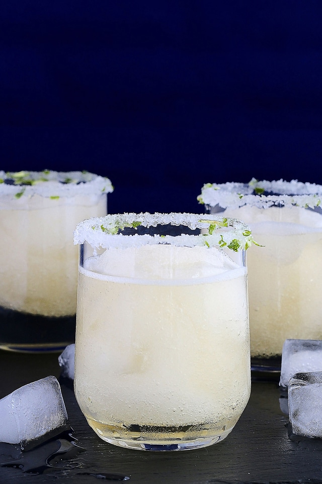 Salted Rims On Margarita Cocktails