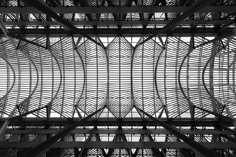 Glass Patterened Roof