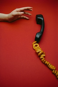 Curly Fries Phone Call photo