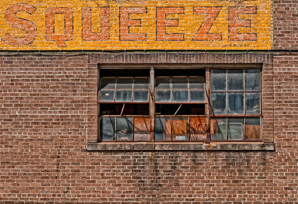 Brick Warehouse Exterior Wall photo