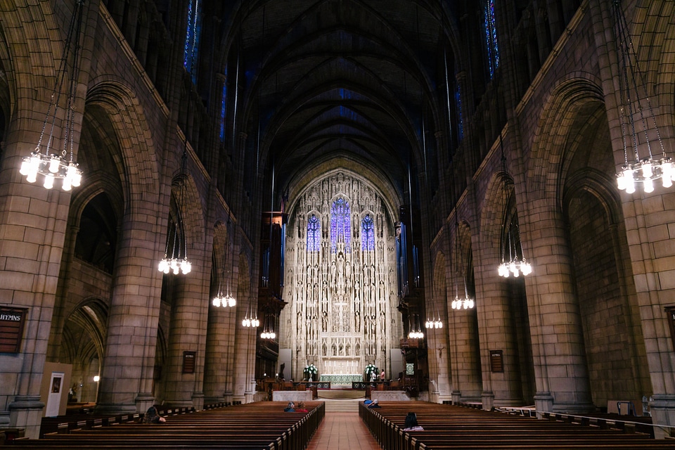 Cathedral With Dim Light