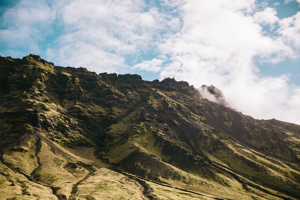 Mossy Volcanic Hillside