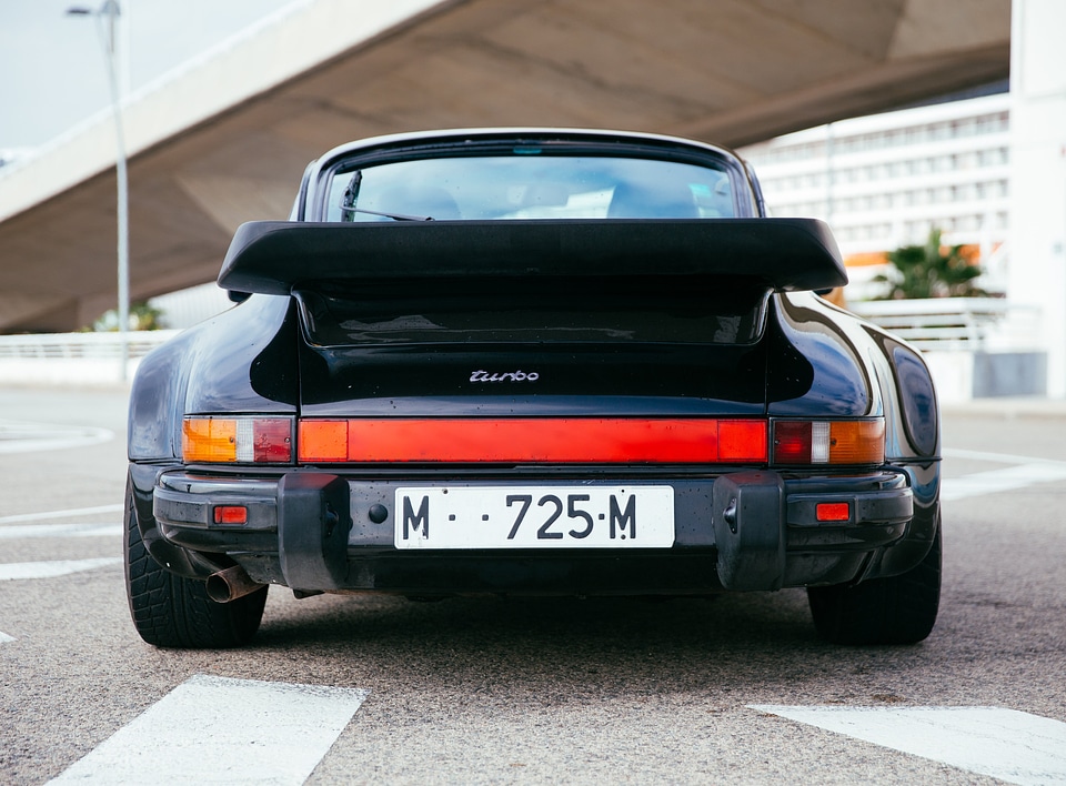 Sports Car Rear View
