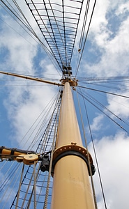 Masts shipping sailing ships photo