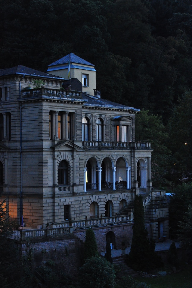 Impressive mansion on Heidelberg’s hillside