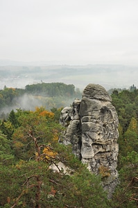 Single rock in bohemian paradise