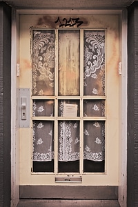 Scrapped frontdoor in Essen Holsterhausen