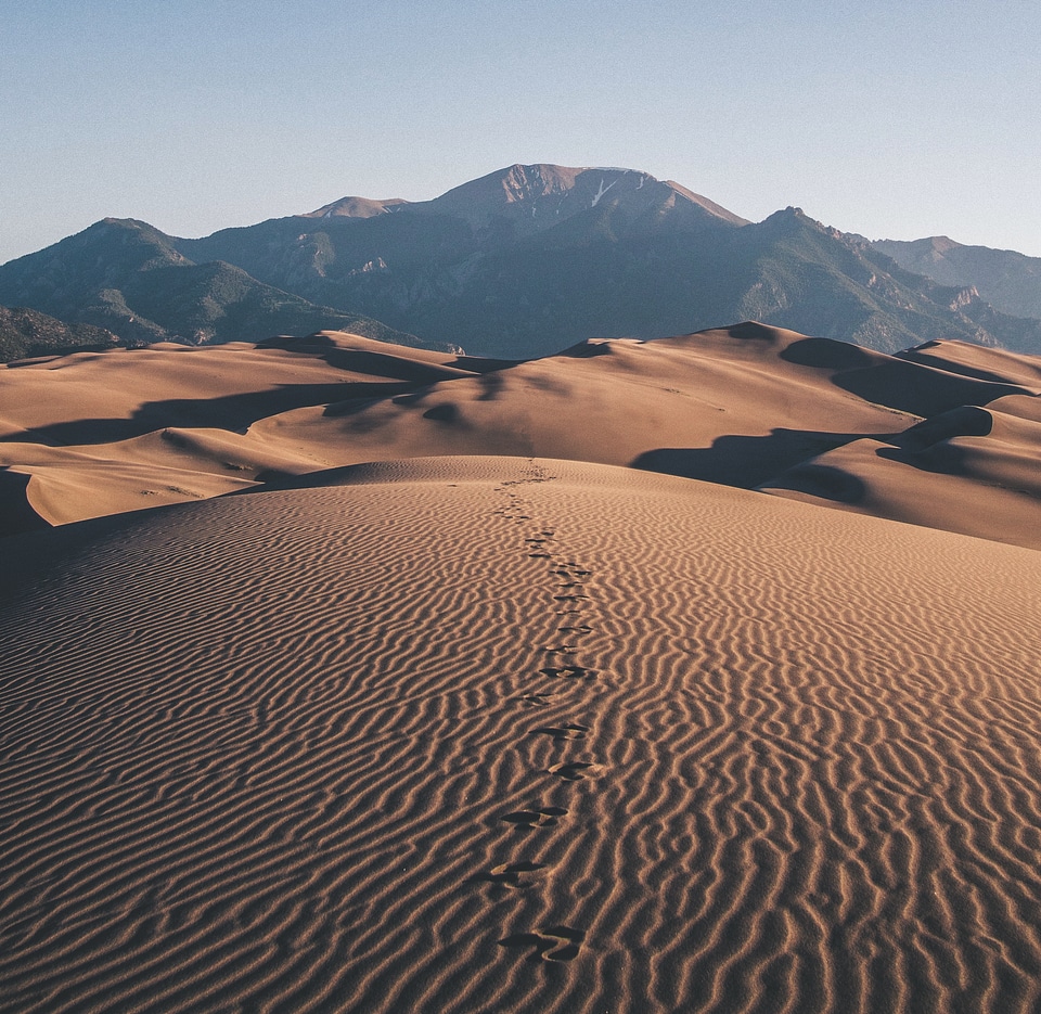 Ripples of Sand at Kelso Dunes photo