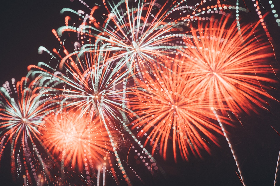 Fireworks Light Up the Sky