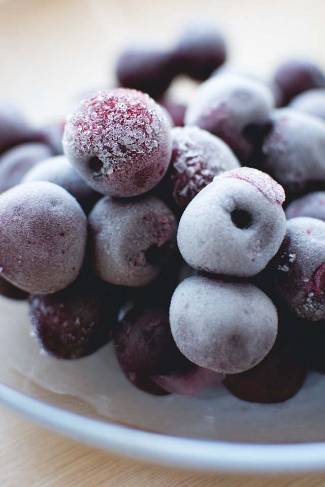 Frozen cherries