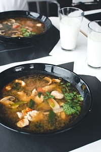 Extremely hot Thai soup photo