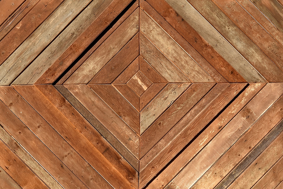Rectangle wooden framework