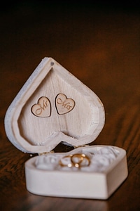 Heart shape box photo