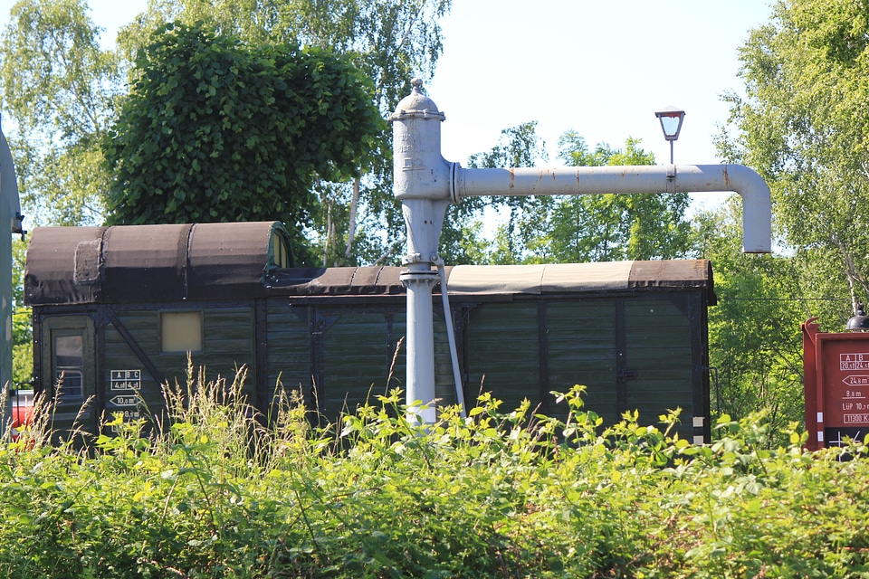 Old trainstation with water station