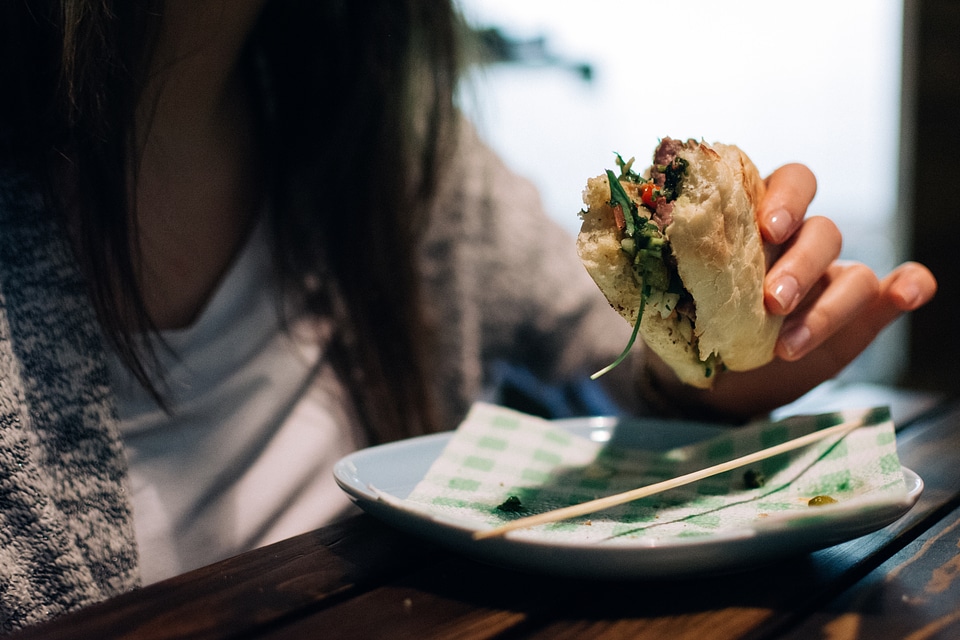 Argentinian beef steak sandwich
