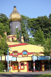 The Hundertwasser house in Gruga Park, Essen