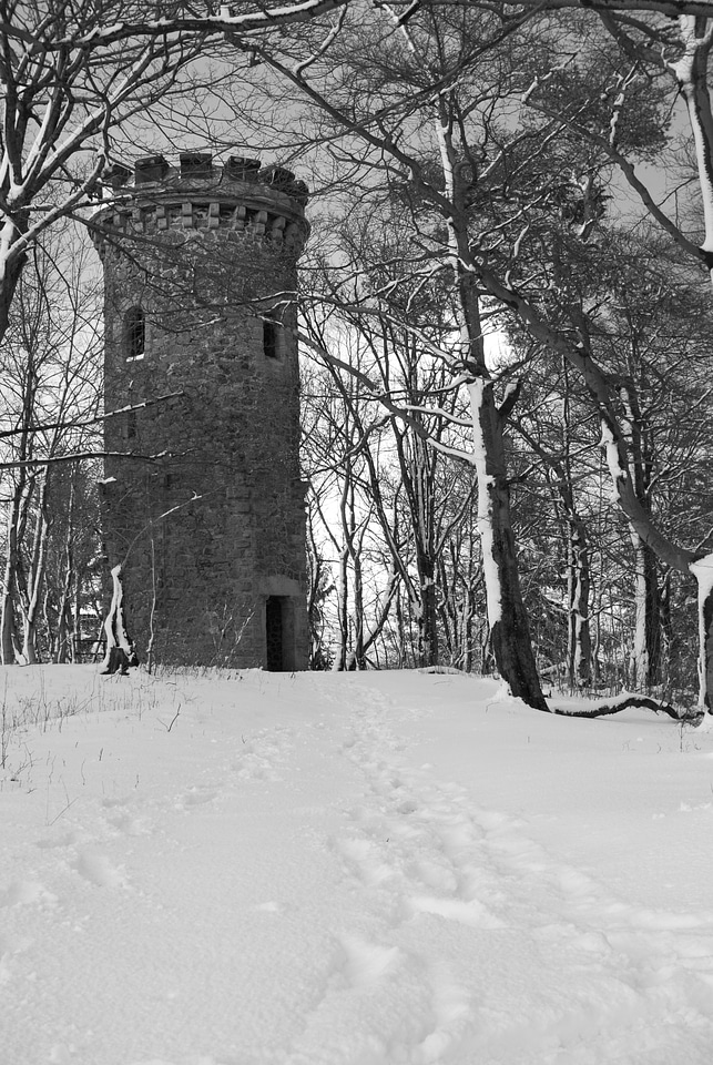 Steinberg tower in winter