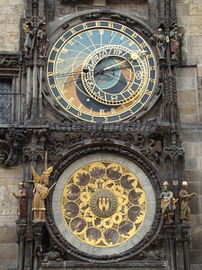 Ornate timepiece wall photo