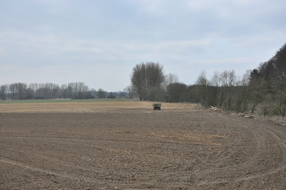 Farm trailer on field No.3