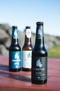 Icelandic crafted bottled beers photo