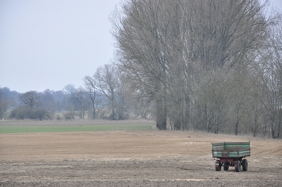 Farm trailer on field No.2