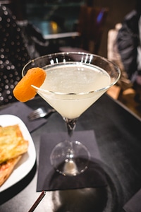 Short drink with dried apricot