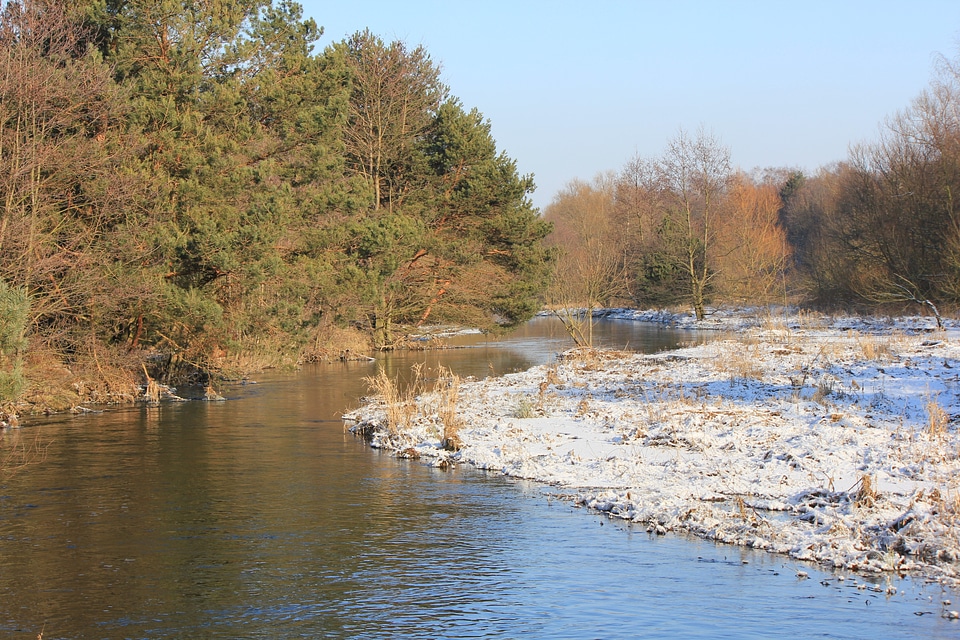 Innerste river in winter