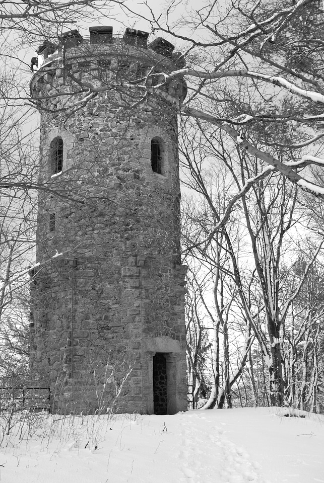 Steinberg tower in winter