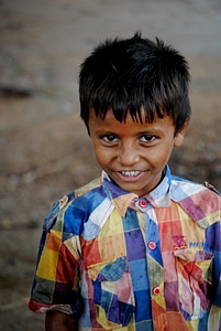 Smiling Indian Boy Portrait photo