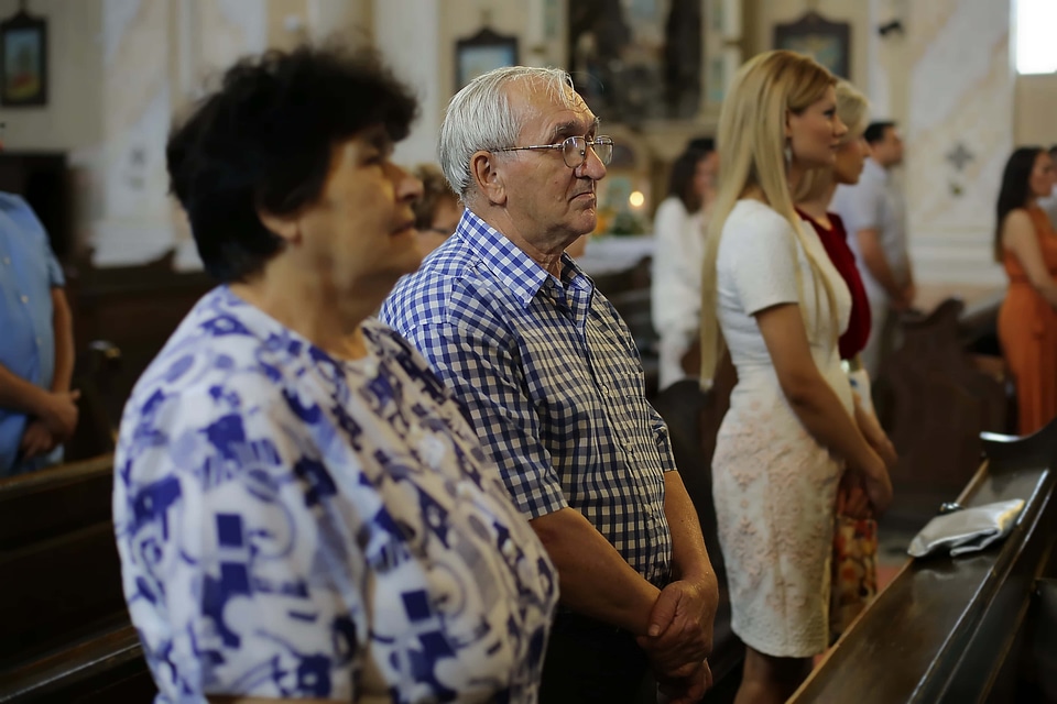 People standing church