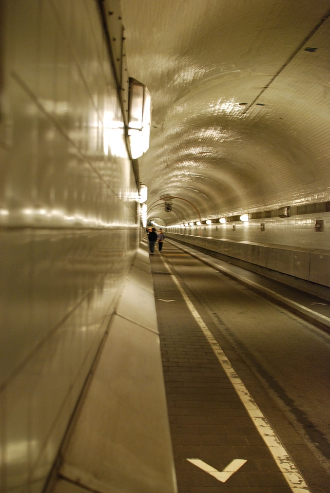 Inside the Old Elbe Tunnel photo