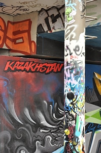 Public graffiti in Prague