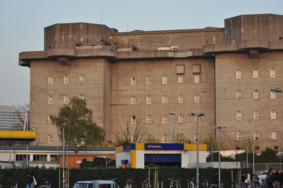 High-rise bunker at Heiligengeistfeld, Hamburg